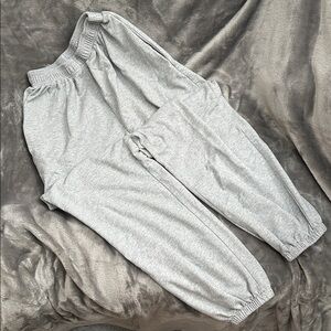 Gray Jogger Sweatpants